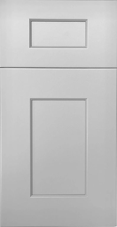 Grey Shaker Cabinet Style