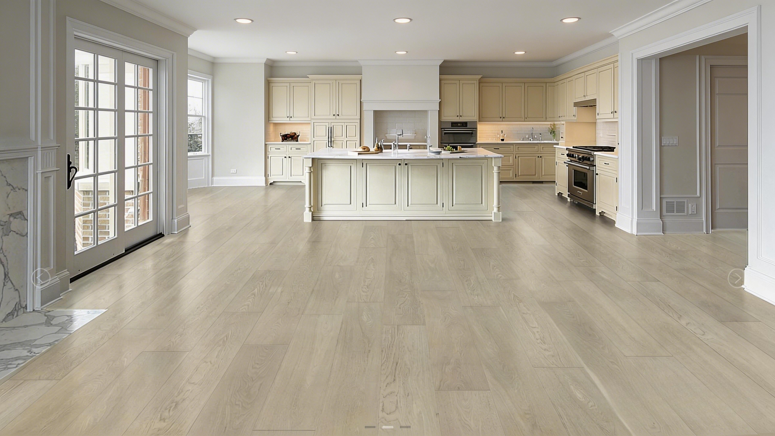 Luxury flooring interior