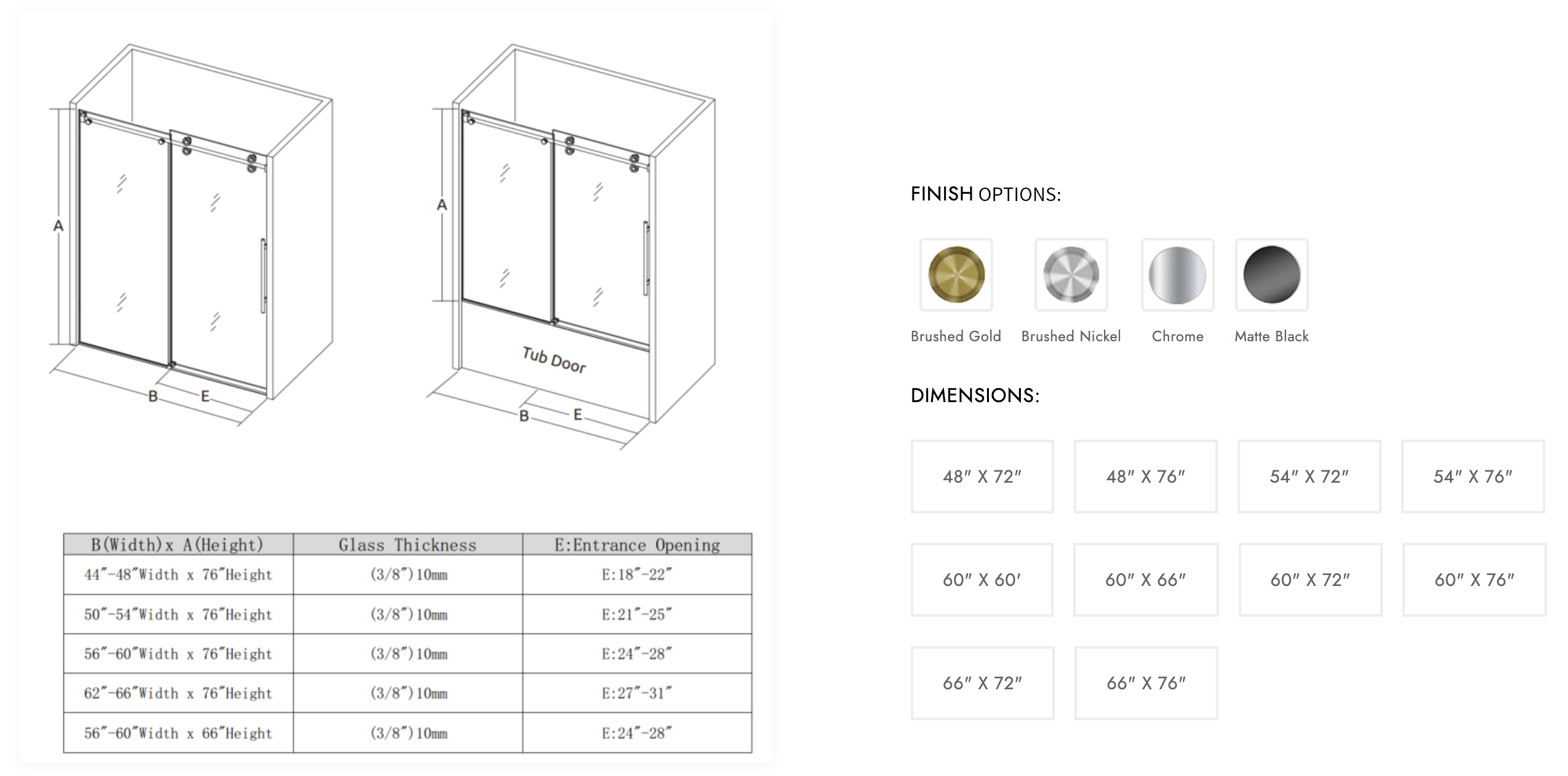 Best Seller Shower Door